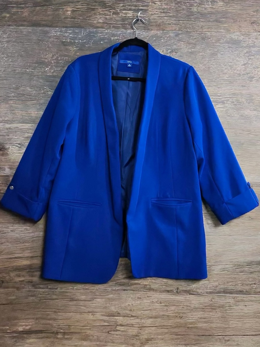 Apt. 9 Royal Blue Open-Front Blazer